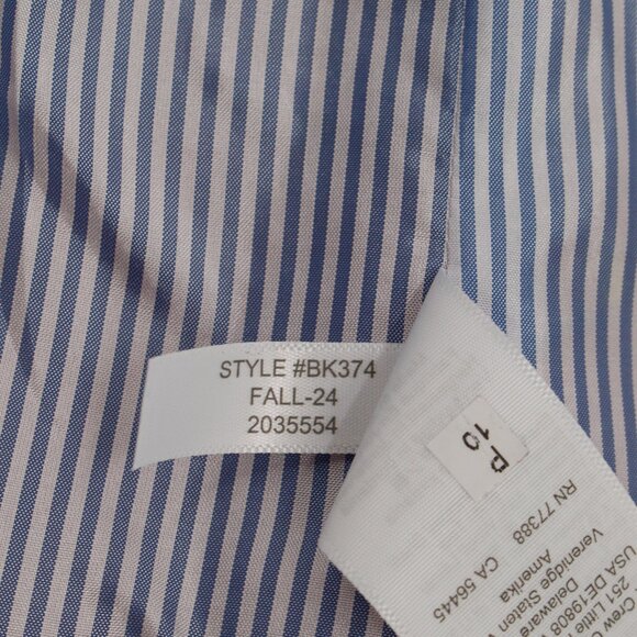 J Crew Blazer Women 00P Plaid Houndstooth One Button Wool Blend Classic tweed - Picture 11 of 12